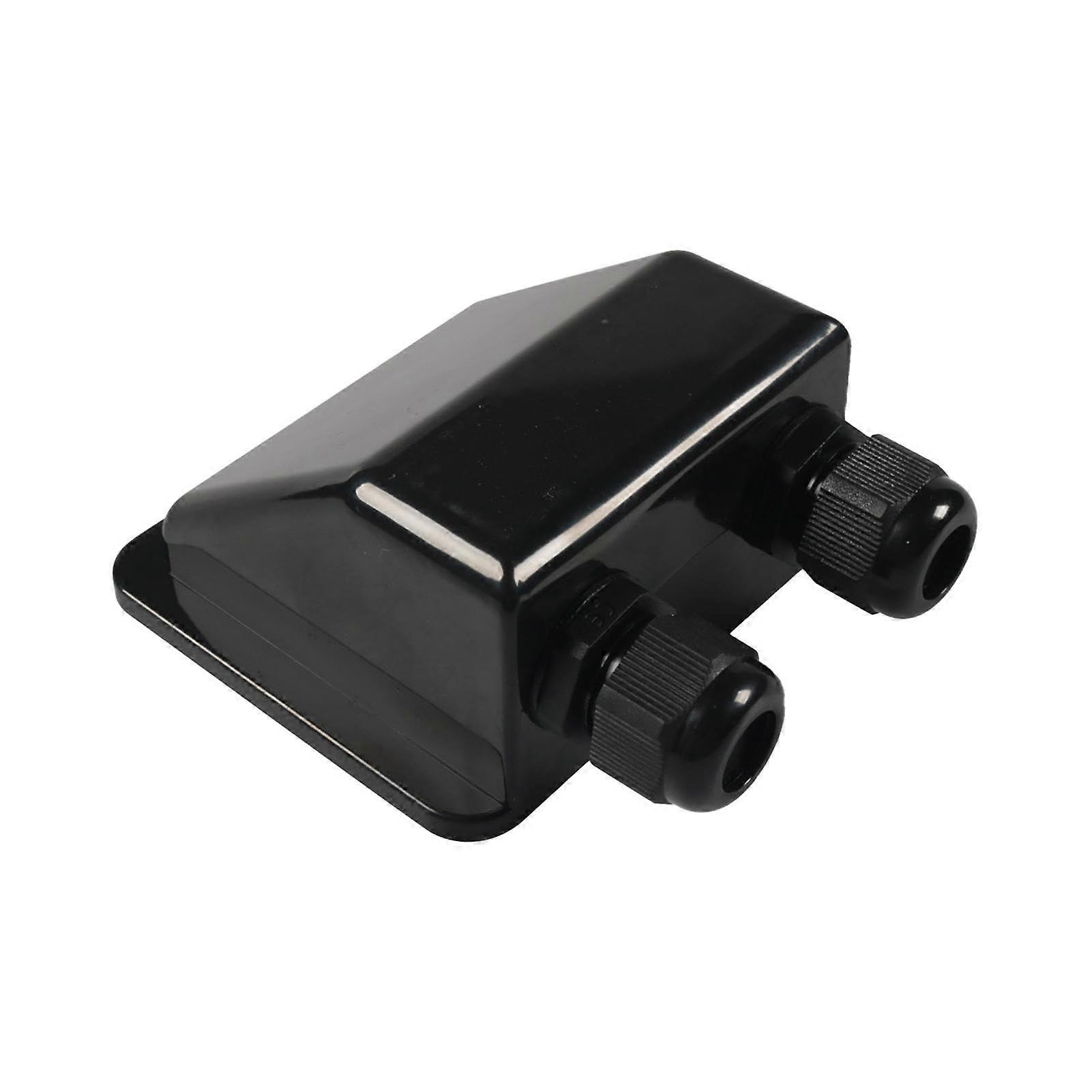 Waterproof Solar Panel Junction Box with Double Cable Entry Fire Resistant Mounting Brackets
