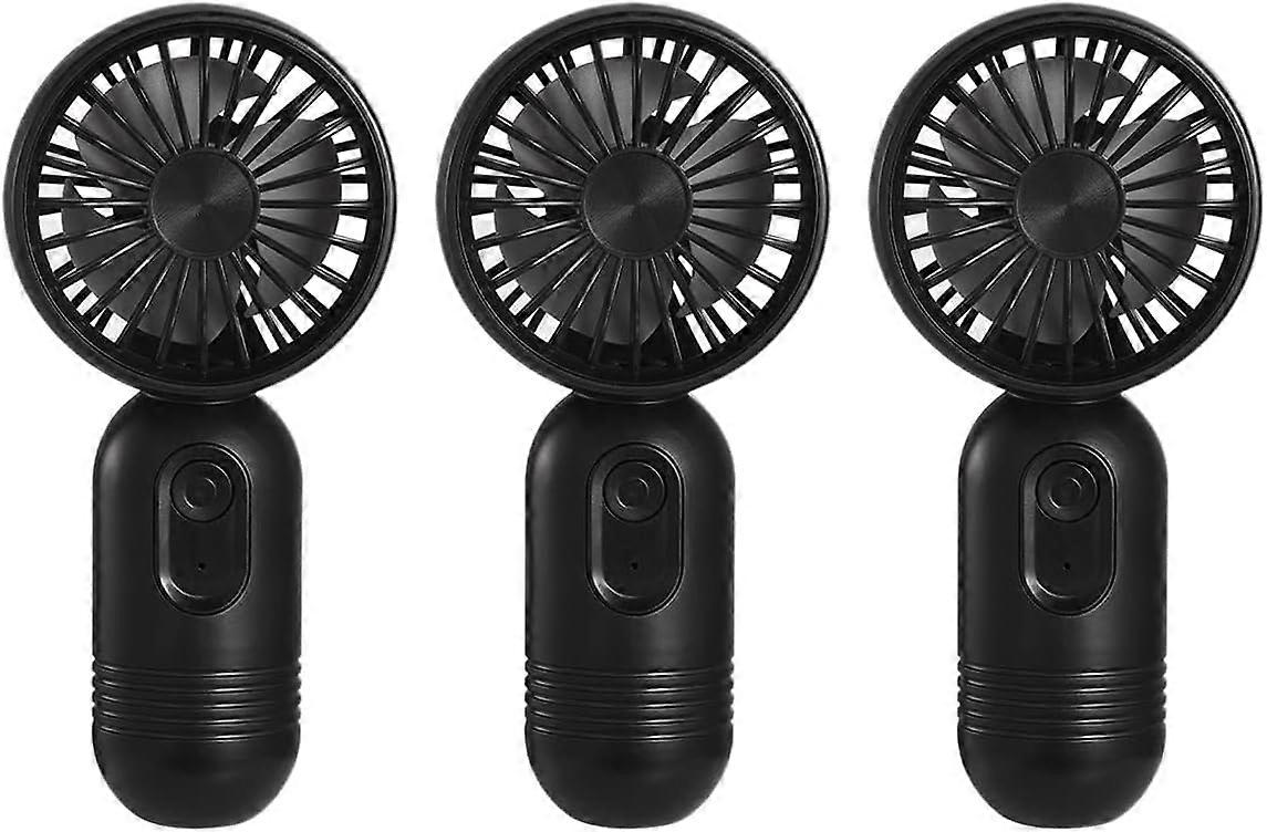 Mini Portable Fan 3 Pack, Cute Handheld Battery Powered Lightwe