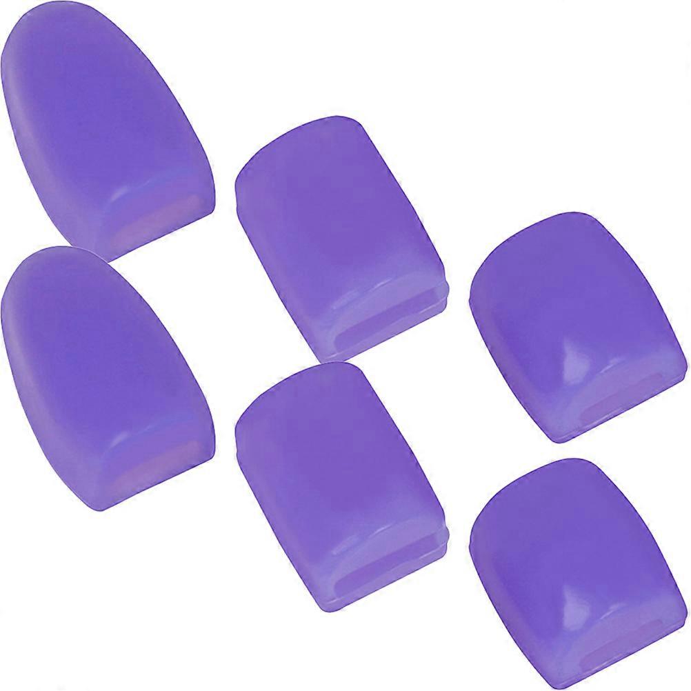 Purple Sax Side Key Protective Covers with Stable Installation for Longevity and Practice 6 Pieces