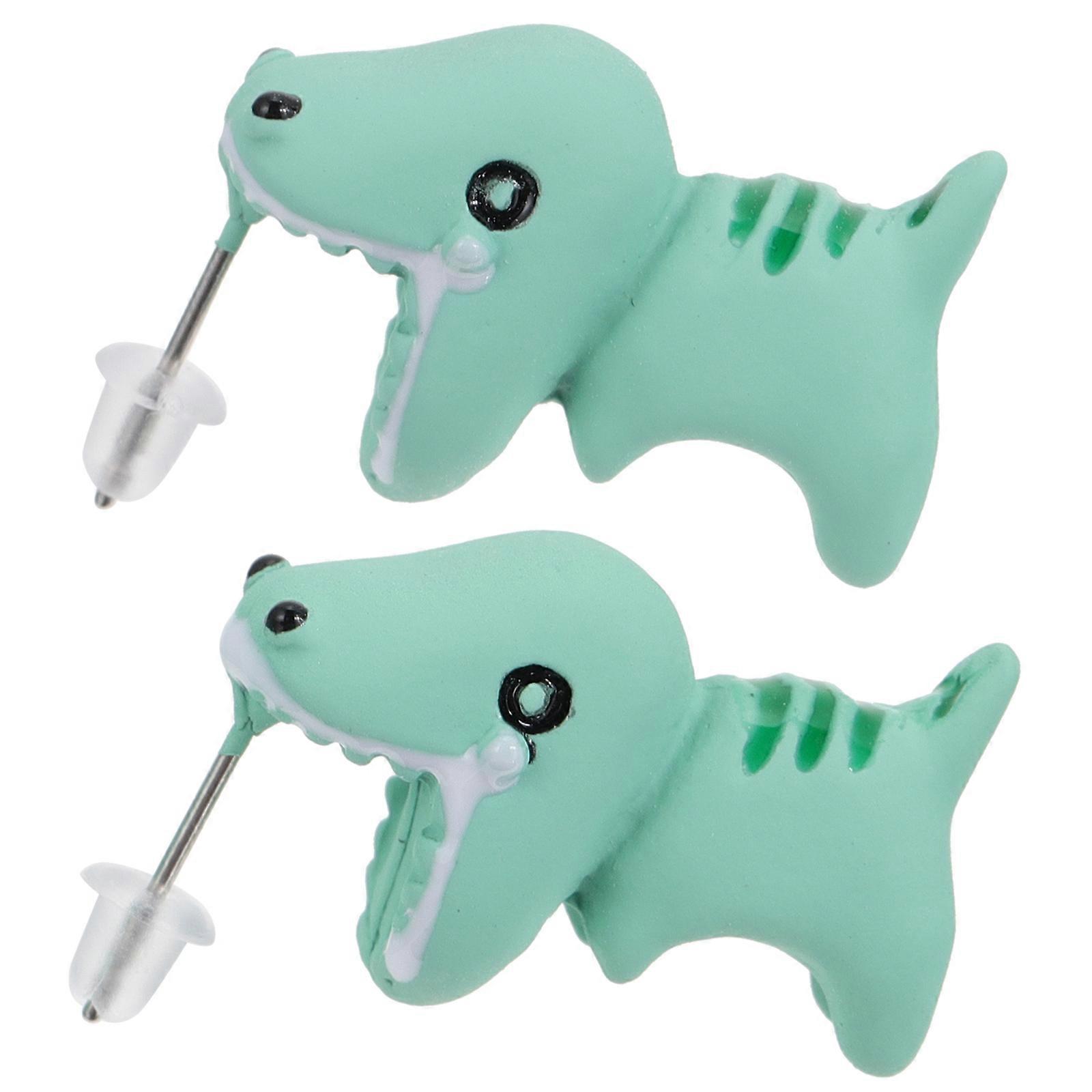 a polished product description for your **Animal Shaped Ear Studs**:
**Animal Shaped Ear Studs for Women – Creative Dinosaur Earrings – Charming