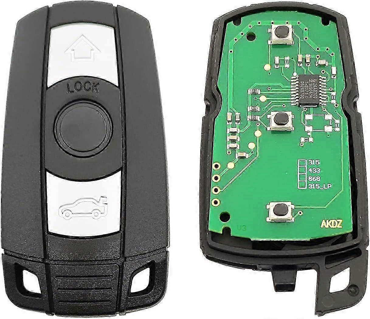 Porte-clés de télécommande d’entrée sans clé de remplacement pour BMW 1 3 5 Series X1 X3