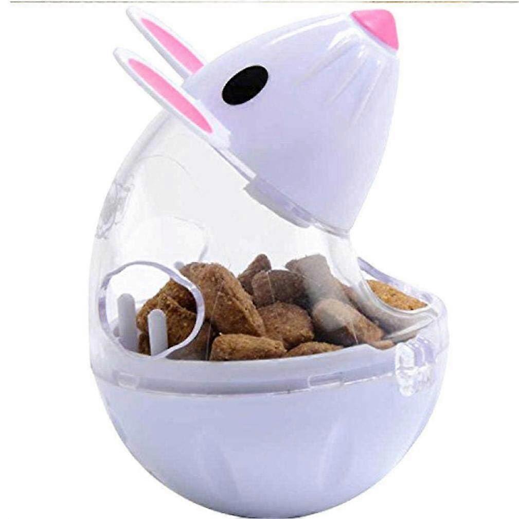 Pet Feeder Toy Mouse Shape Rolling Cat Food Bowl For Cats - Interactive Educational Training Toy