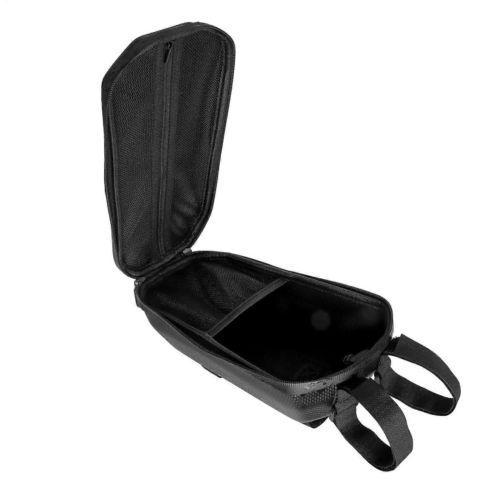 Roller handlebar bag, 4L bicycle hard shell case  front storage bag for cycling, travel