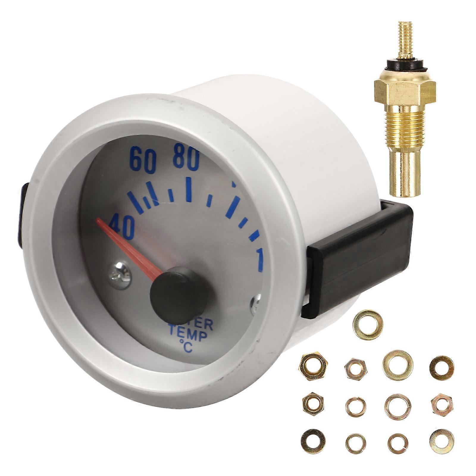 Car Owners Coolant Temp Gauge Accurate Measurement Engine Status Monitoring 2.4×2.4×1.6in 1Pcs