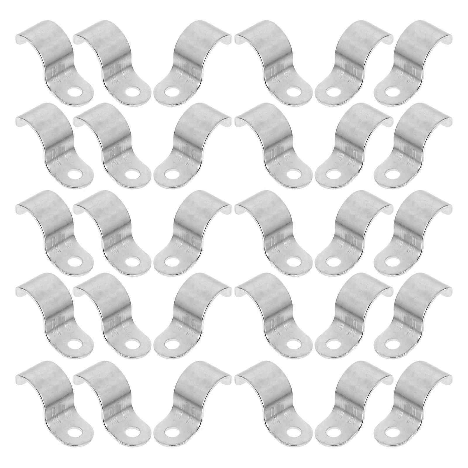 It looks like you're describing a product listing for **iron pipe strap clips** or **pipe fixing clamps**. Here's a refined and professional version