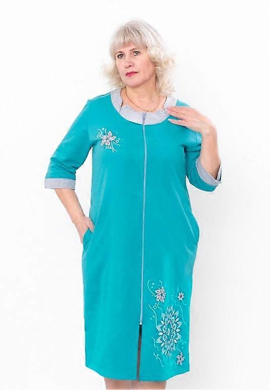 Women’s Zip-Up Fleece Robe – Soft Fabric & Stylish Print,, Demi-season, HC 8004-023-33