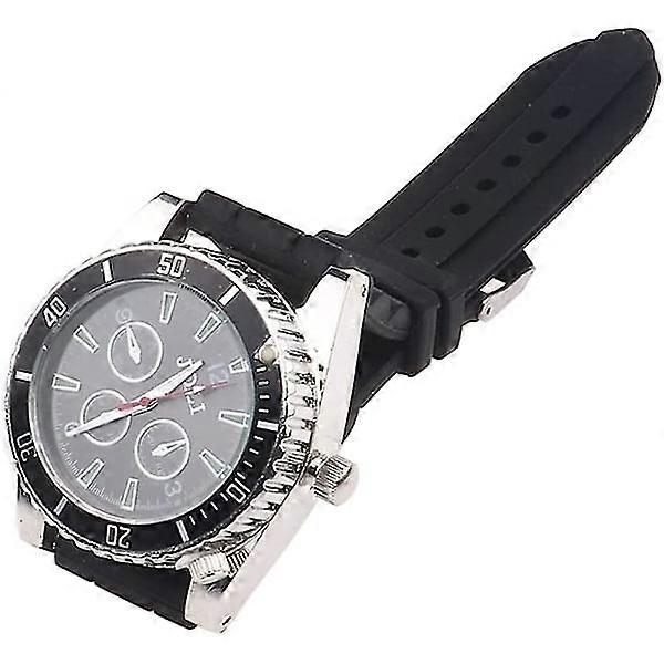 Zinc alloy smoker's portable electronic clock, vanilla.