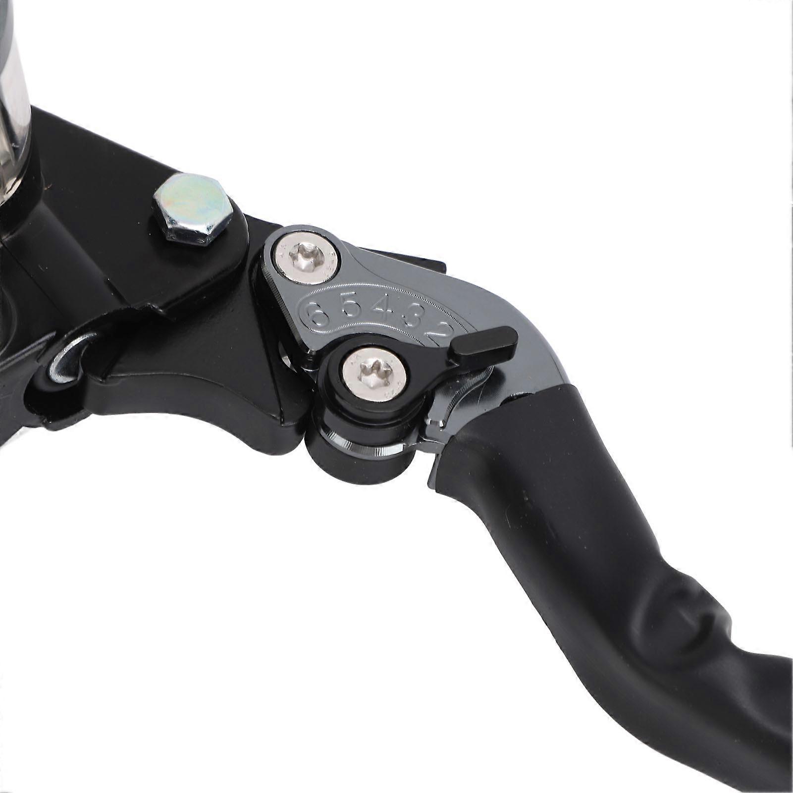 Motorcycle Hydraulic Clutch Lever 14mm Adjustable Angle Labor Saving Brake Master Cylinder Lever with Power Off Switch