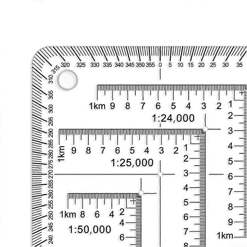 Flexible Measuring Scale and Protractor, Lightweight Multi-Coordinate ...