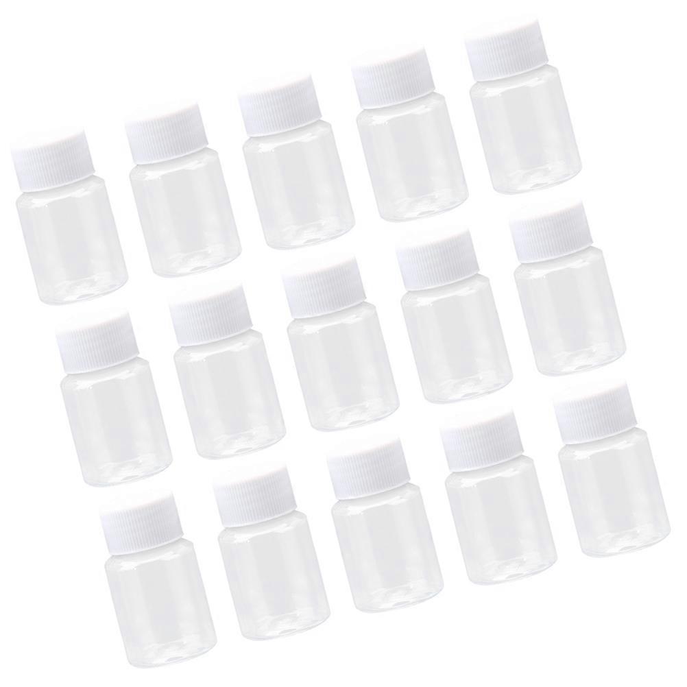 30 Pcs Clear Storage Containers with Lid for Medical Pill Storage and Craft Supplies Organization 50ml