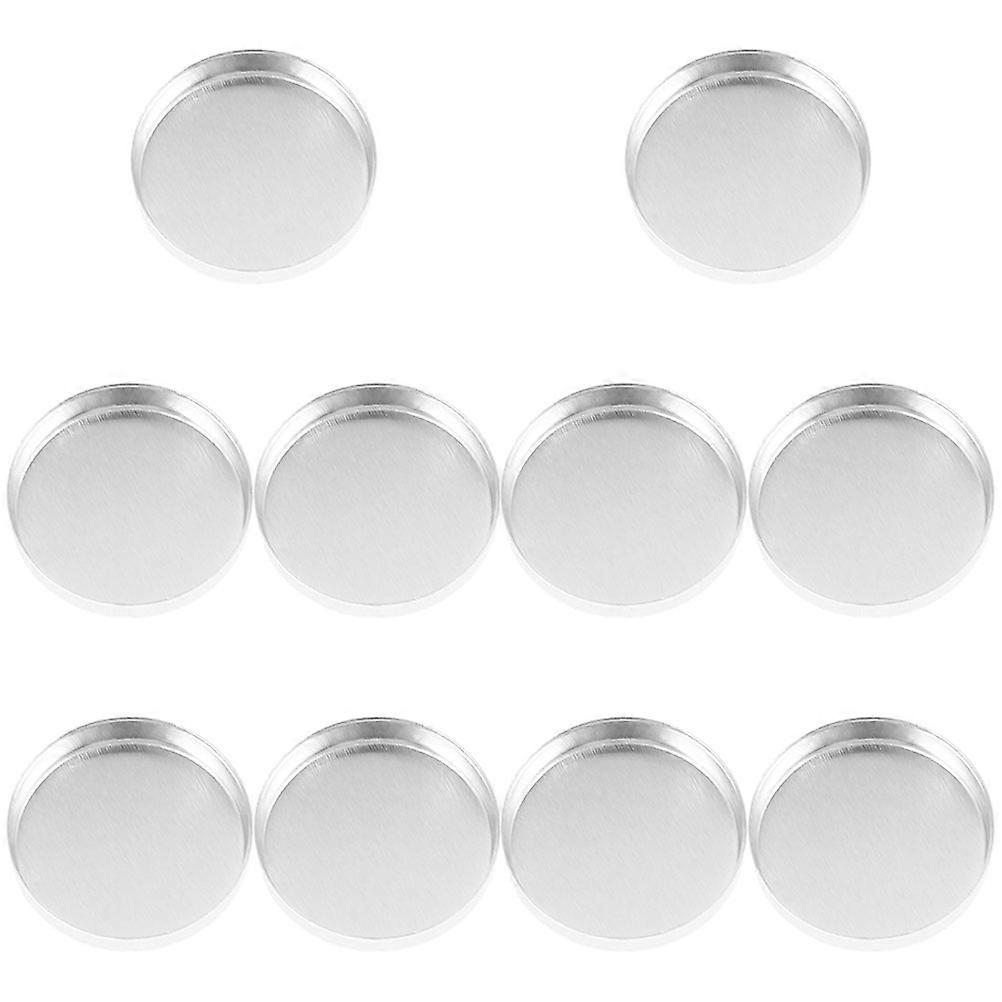 30PCS Refillable Round Eyeshadow Pans for DIY Cosmetics Organize Eyeshadows, Blushes, and Highlighters