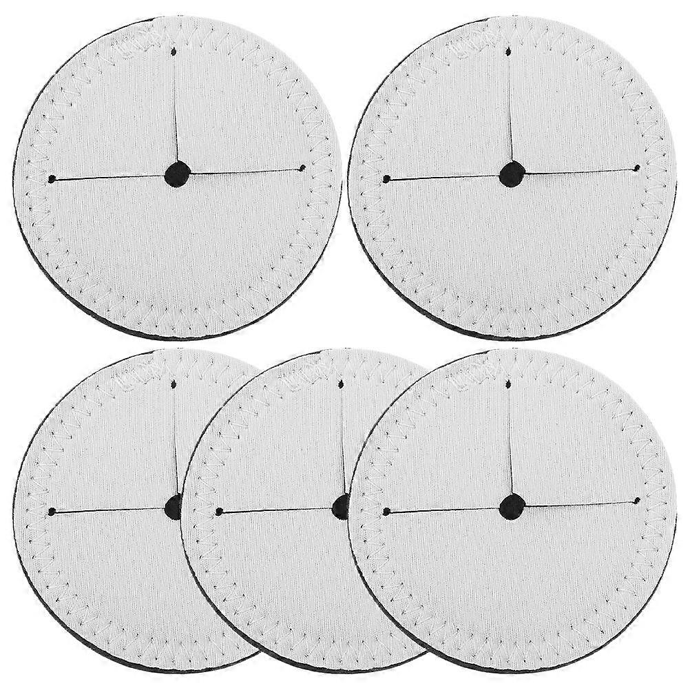 White EVA for Drinks with Stable Round Base and Diy Creativity 5 Pieces for Party