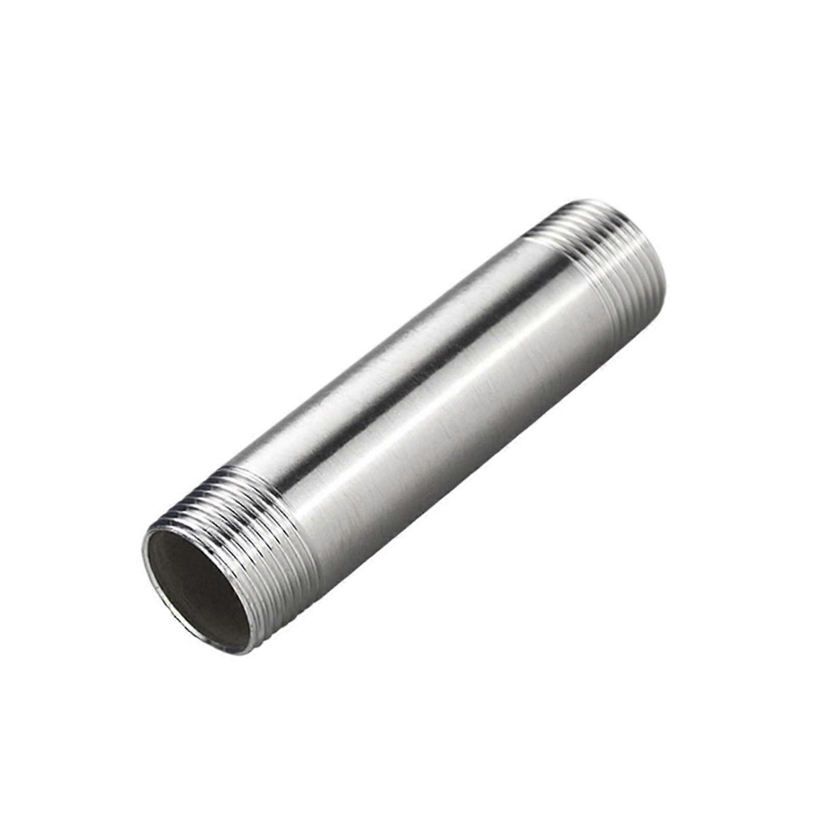 316L Stainless Steel Extended Double-Ended Pipe 100mm With External Thread G1 Common Water Supply Extension Pipe
