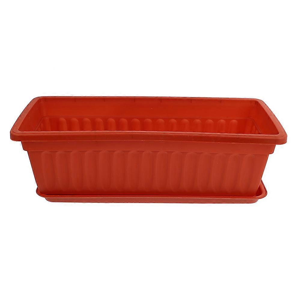 Plastic Flower Pot Gardening Container for Planting Vegetables with Tray