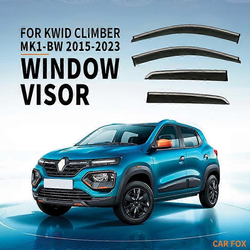 חל על רנו קוויד מטפס 2015+ רכב חלון מגן סוכך סוככים שמשה קדמית חלון צד גשם שמש צל אביזרי רכב