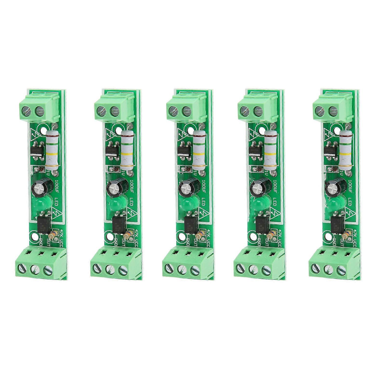 5PCS 1 Channel Optocoupler Isolation Module  AC Voltage Detection Board Support PLC