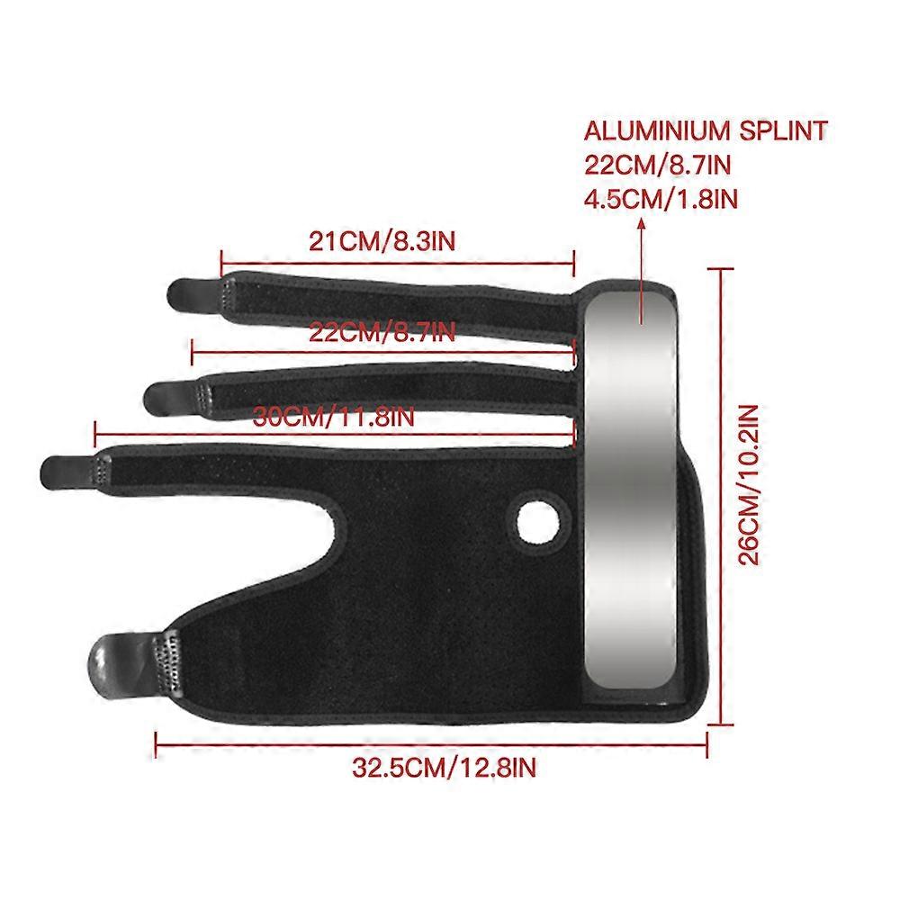 Finger Guards with Removable Splint Finger Support Brace Two or Three Fingers Stabilizer Adjustable Full Finger or Hand Brace for Home Work Sleep Pai