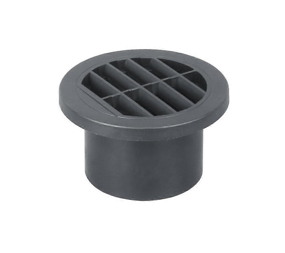 75 Round Flat Air Outlet Duct for Stand Heater and Air Conditioning, Rotatable High-Temperature Resistant Plastic, 1 Piece