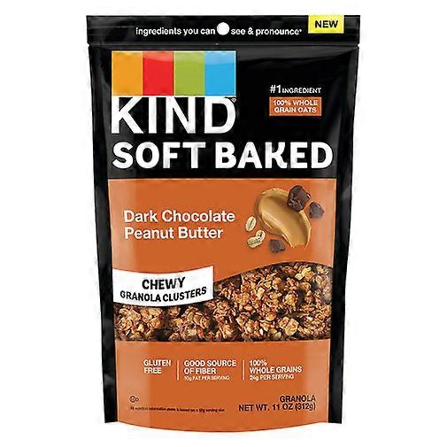 Kind Soft Baked Chewy Granola Clusters Dark Chocolate Peanut Butter