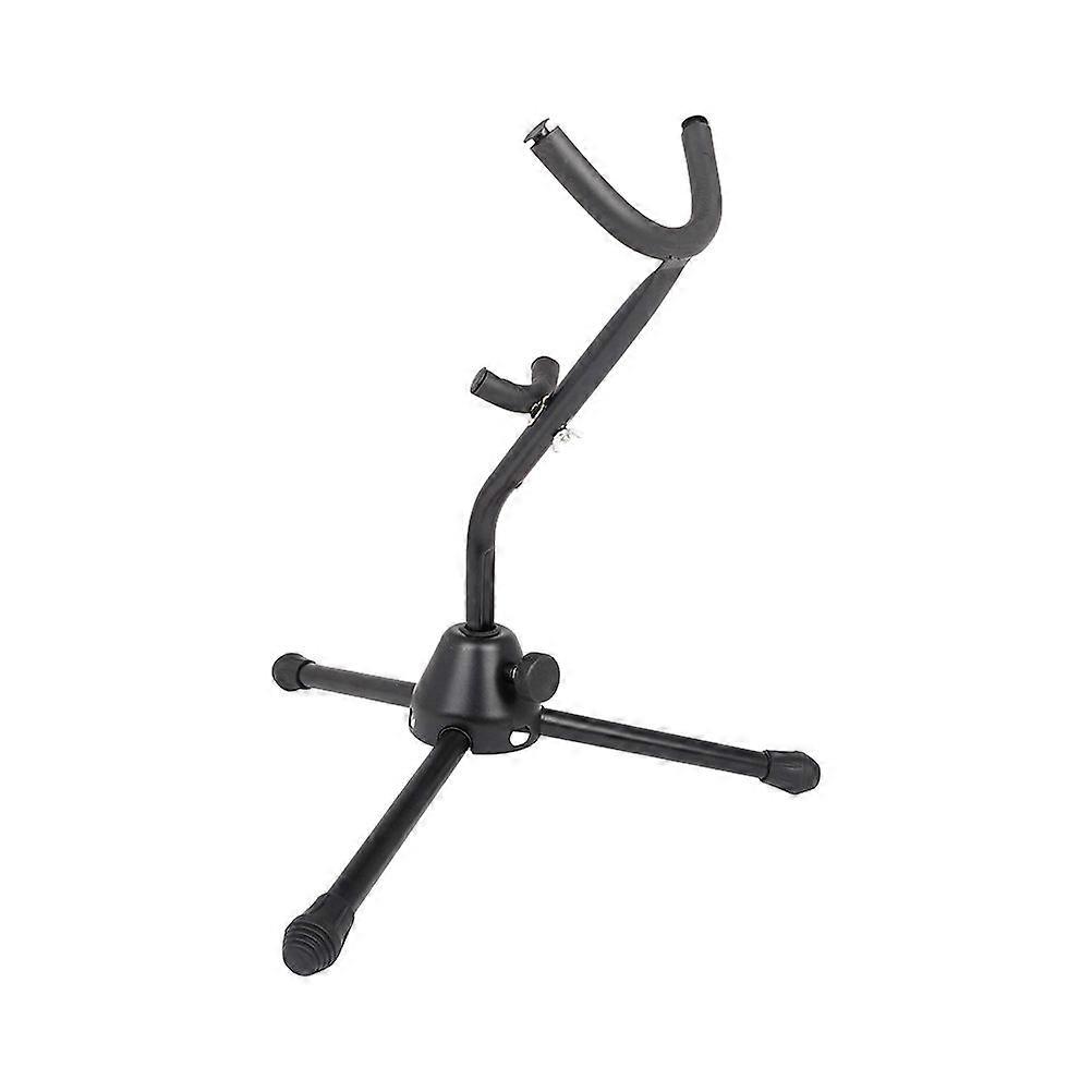 1 Pc Practical Alto Saxophone Holder Foldable Tripod Stand Saxophone Stand (Black)