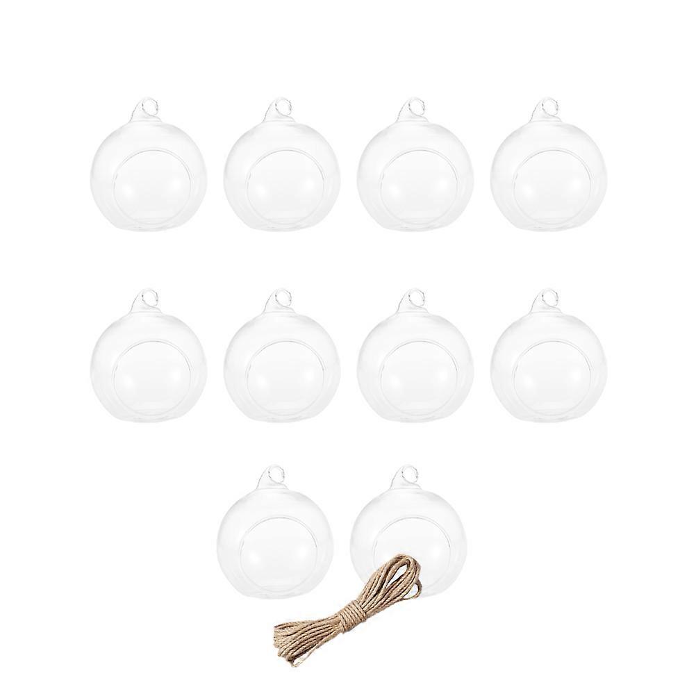 Glass Hanging Globe, Elegant Ceremony Decor, Strong Borosilicate Design