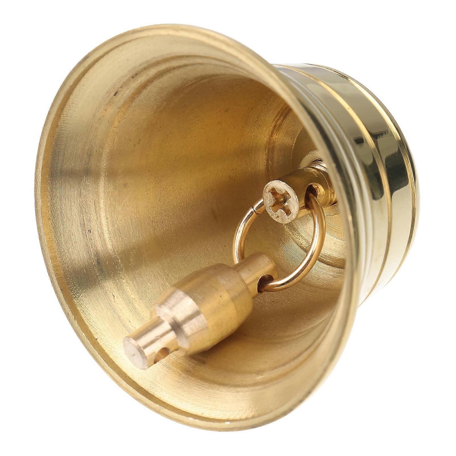 Golden Tone Bell for Art Projects, Beautiful Finish, Easy to Carry Around