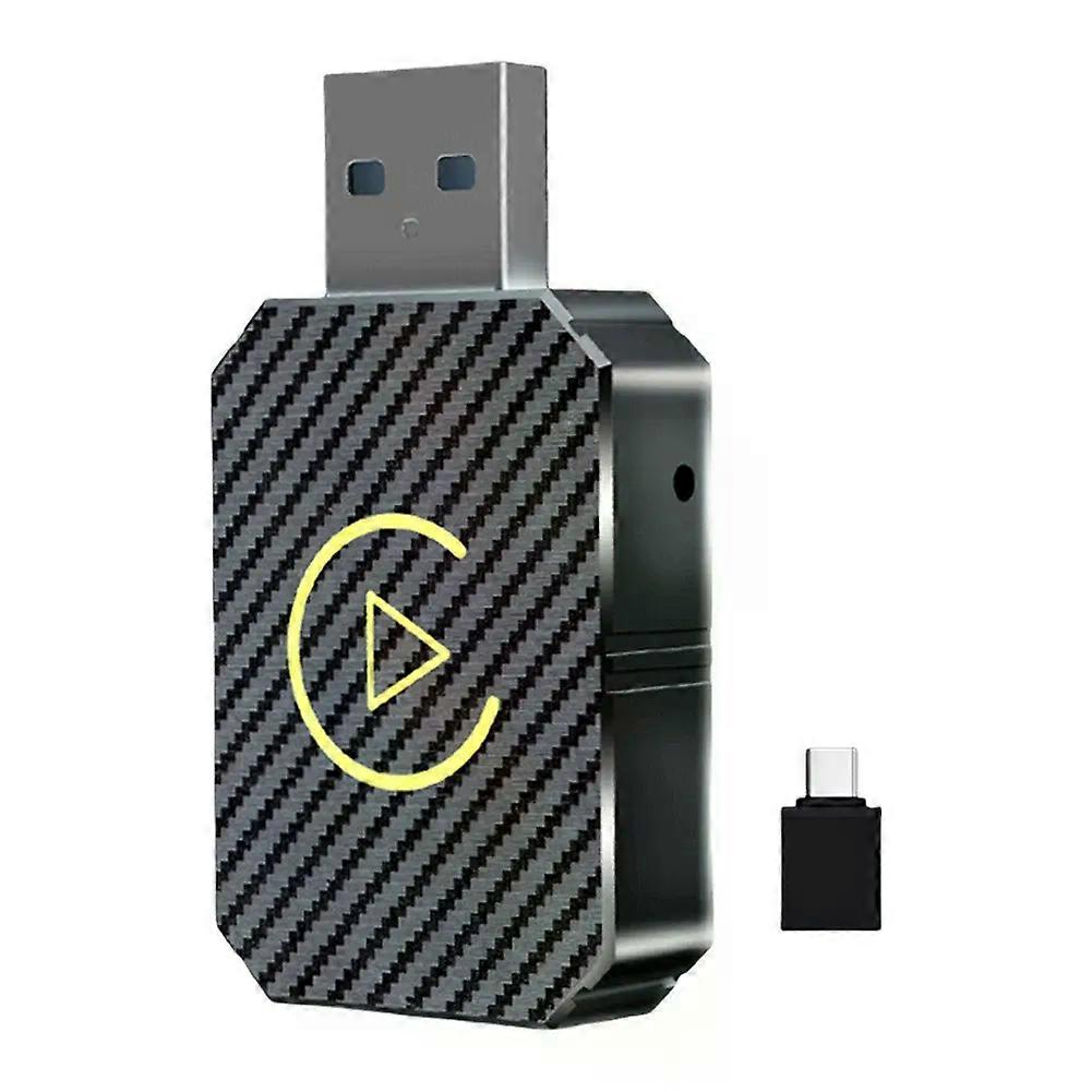 Wireless Carplay Android Auto Adapter 2 in 1 Mini Box Plug&Play Smart AI Box BT WiFi per Auto CarPlay / Andriod cablate