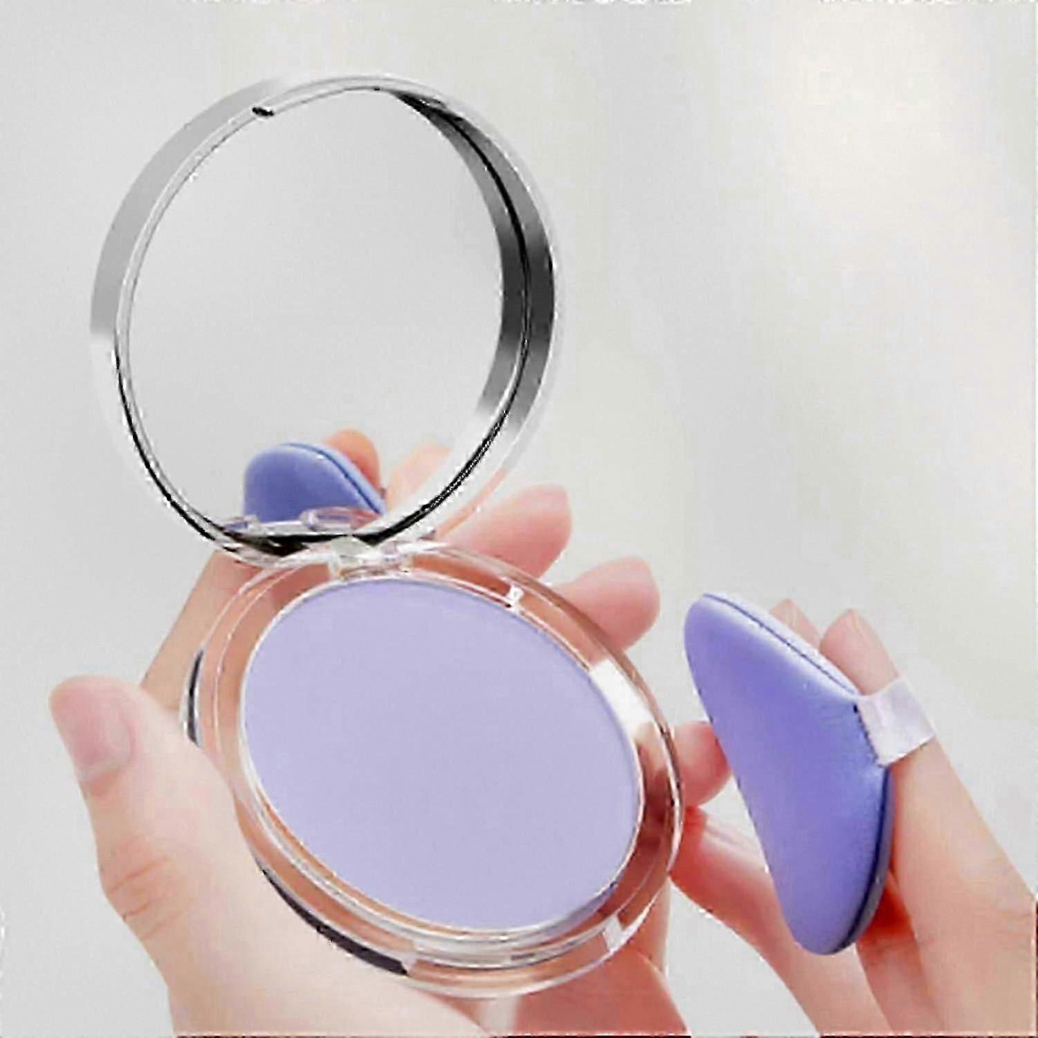 オイルコントロール用チラブラベンダーマットパウダーシャインフリー仕上げ、天然成分を使用した軽量ルースセッティングパウダー