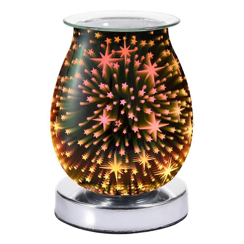 Fragrance Diffusion Star Shape Electric Wax Burner For Home Office Or Hotel With Stable Burner Temperature 1Set