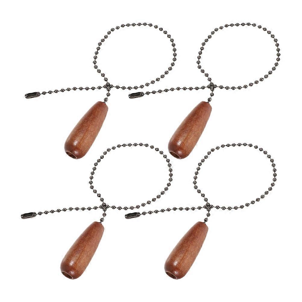 Multi Light Pull Chain Extender for Ceiling Fans and Lights Synthetic Material Vintage Style Decorative 4Pcs