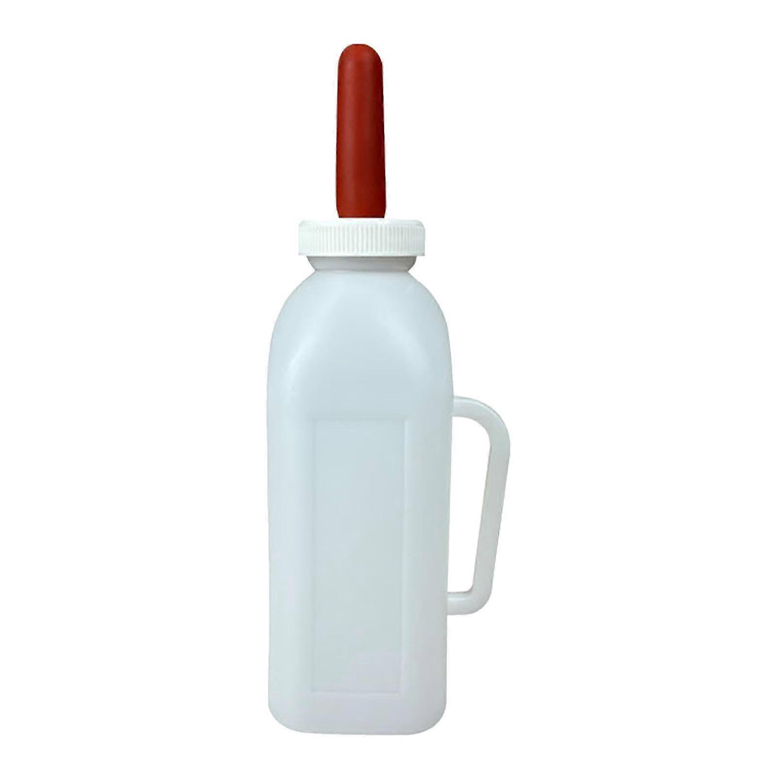 Calf Feeding Bottle, 2 Litre LeakProof with Soft Nipple