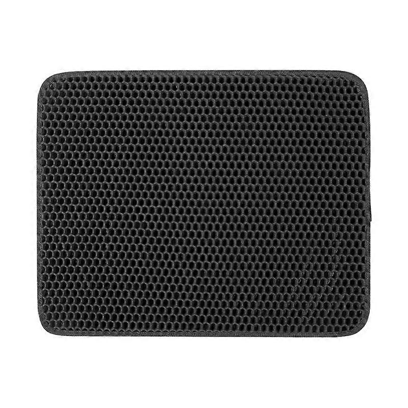 Cat Litter Mat Double Layer Pet Non Slip Big Pet Litter Box Filter MatWear Resistant Waterproof Anti-slip Cat Litter Mat