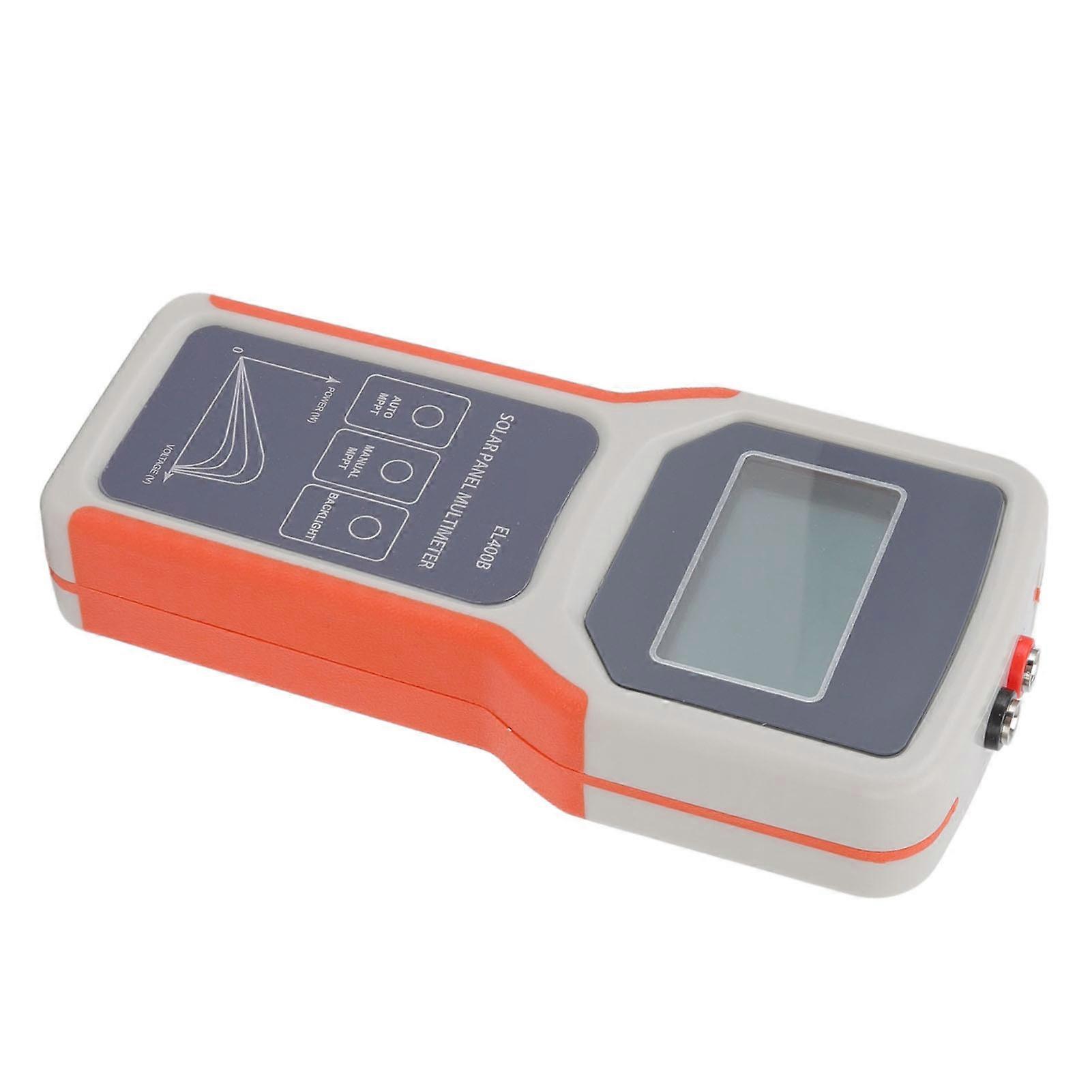 Upgraded LCD Solar Panel Multimeter Multifunctional LCD Solar PV Panel MPPT Tester with Backlight for Photovoltaic Panel 