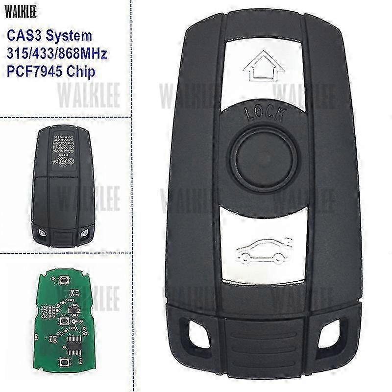 Remote Smart Key Suit For Bmw Cas3 System 1/3/5/7 Series X5 X6 Z4 315lp 315mhz 433mhz 868mhz Optional Pcf7945 Chip