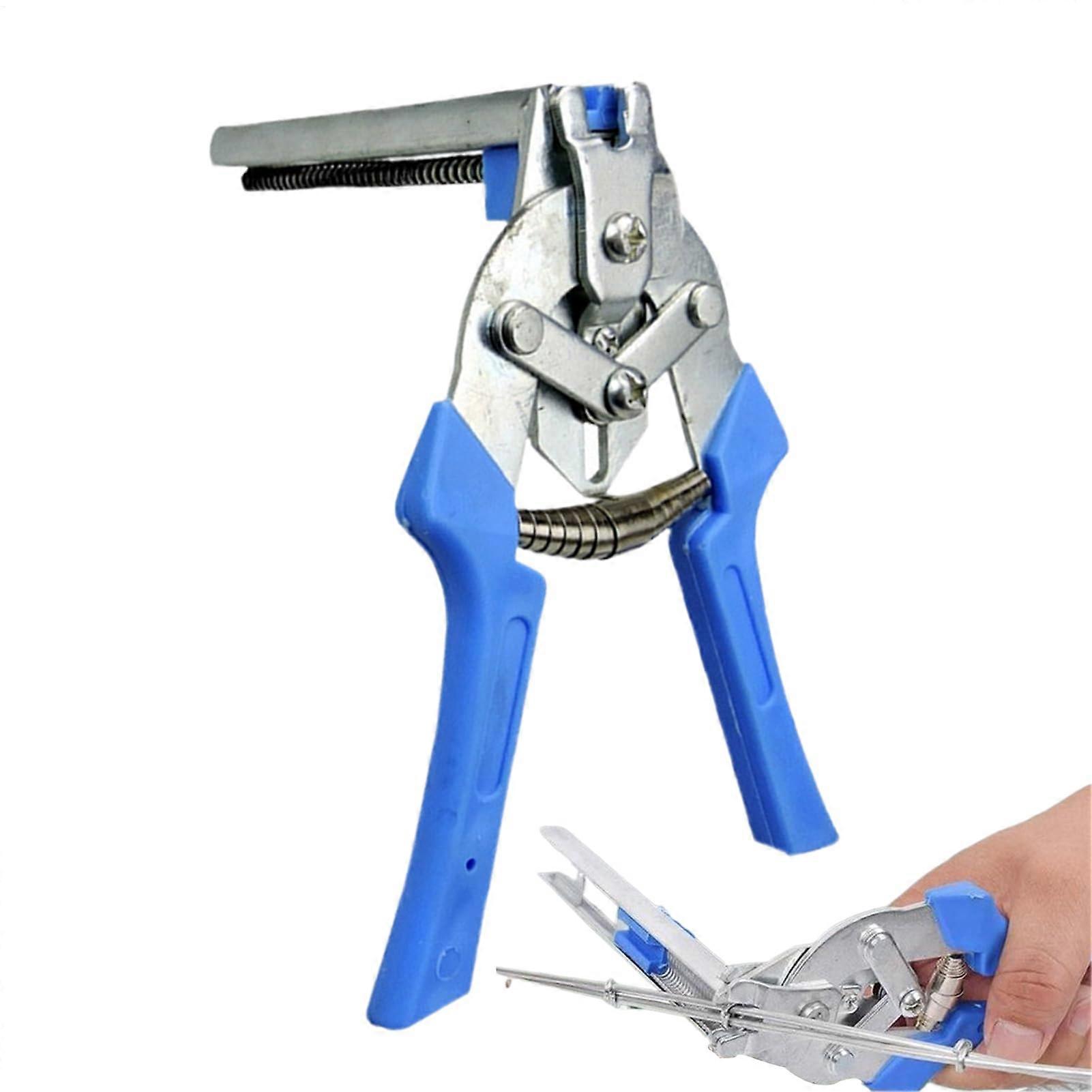 Hog Ring Pliers for Wire Fencing | Ergonomic Tool for Net Connections and Upholstery, Heavy-Duty Steel Construction