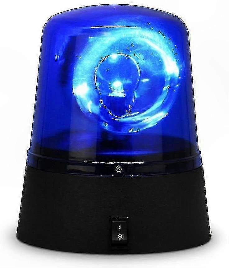 Roterende LED-discolys med blå strobeeffekt for fester og DJ-arrangementer