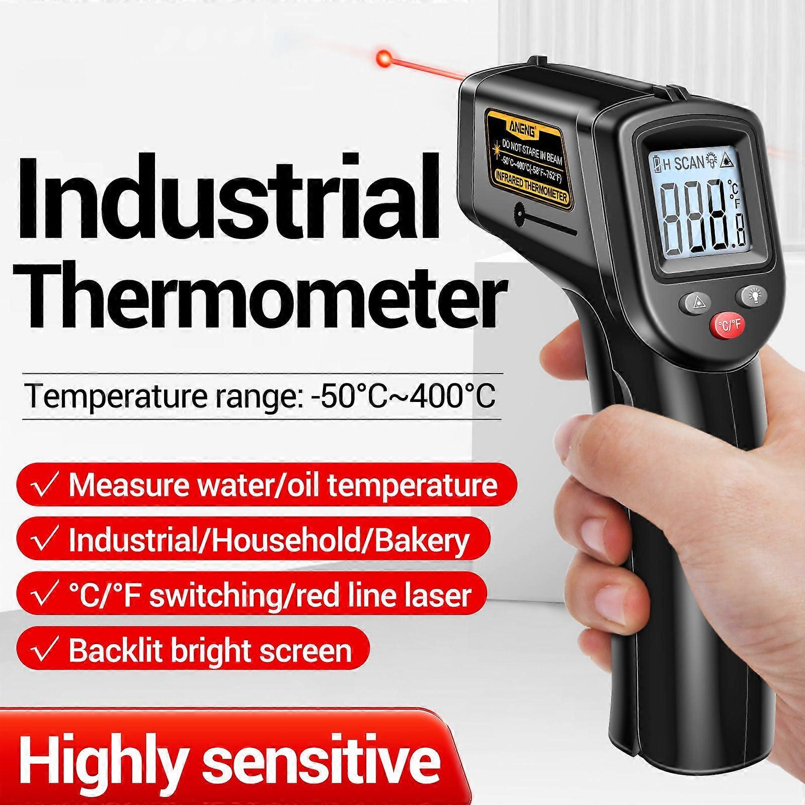 ANENG ANENG TH201 -50400 /-58752 Non-Contact Infrared Thermometer IR Thermometer Handheld Digital Temperature Tester Industrial Thermometer for Kitche