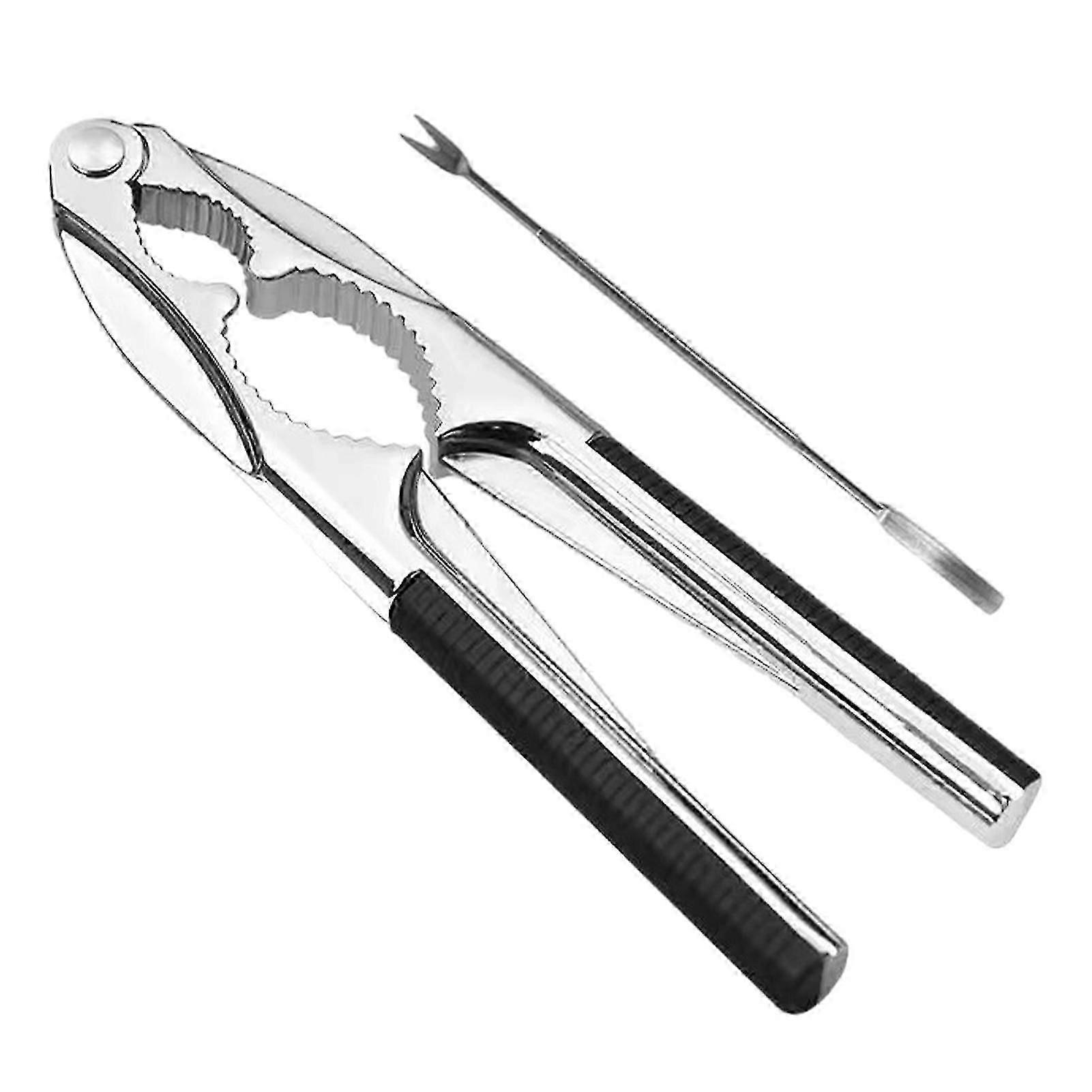 Home Crab Labor Saving Kitchen Tool With Fork Fast Manual Nut Cracker Zinc Alloy