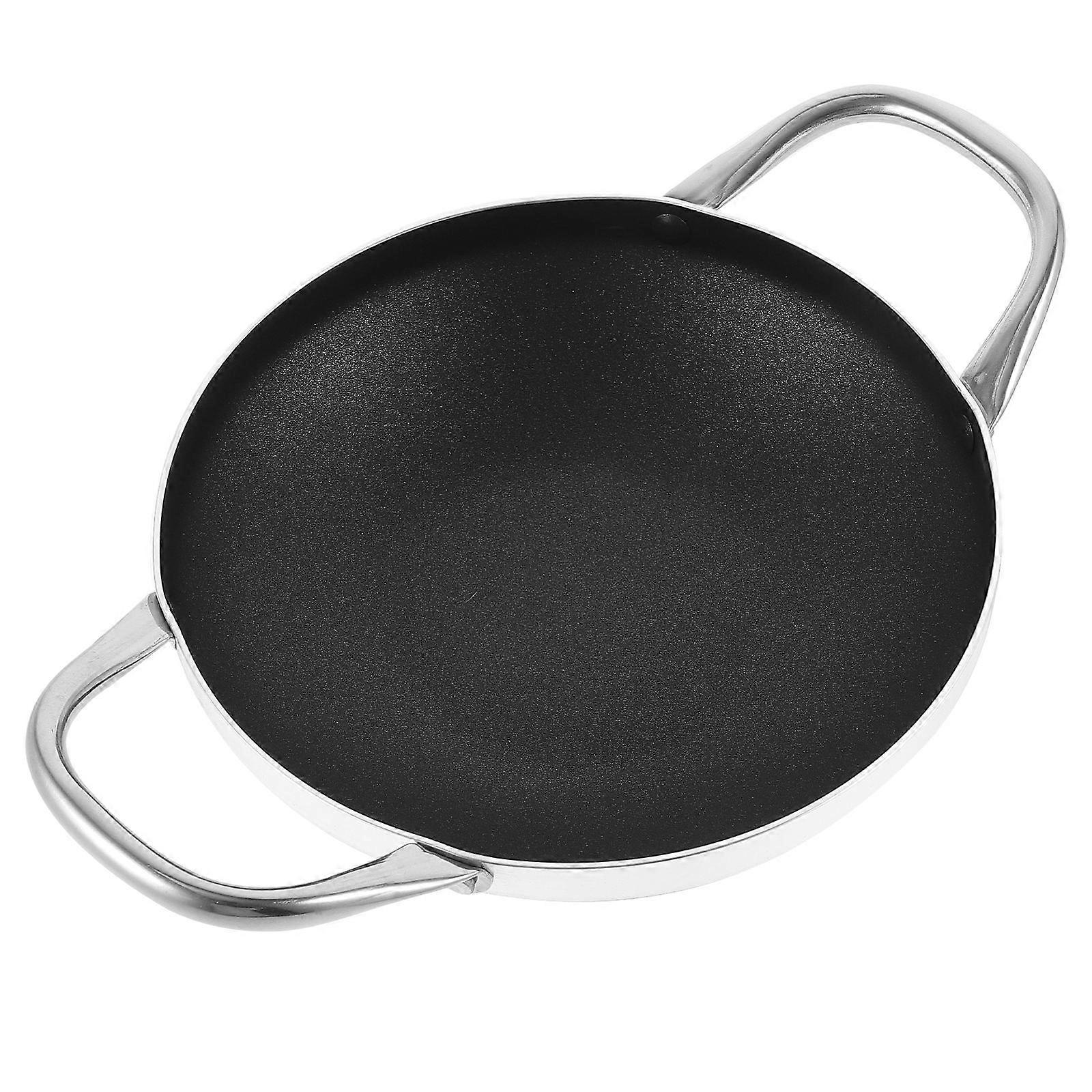 Double Handle Hot Pot Kitchen Pan for Hot Pot Cooking Made of Aluminum Assorted Color with High Temperature Tolerance 1Set