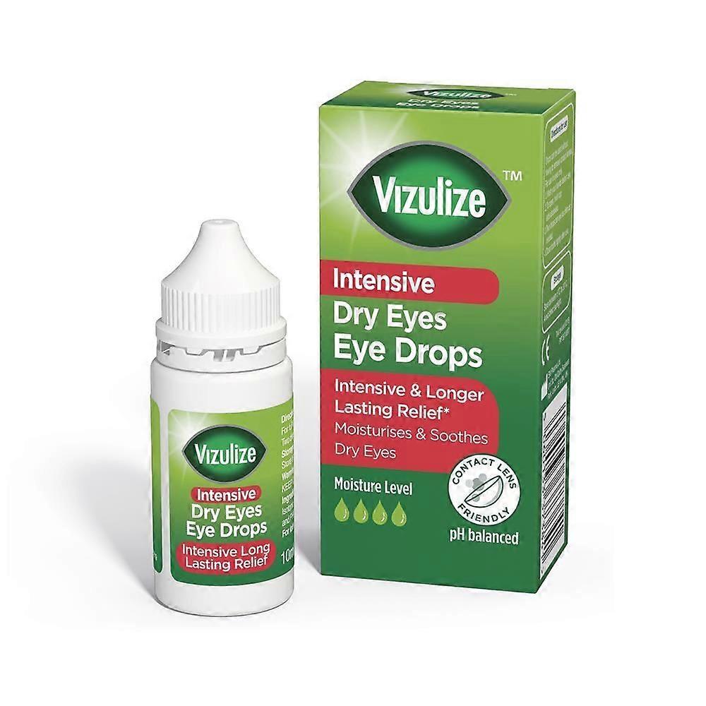 Vizulize Intensive øyedråper 10 ml - 4-pakning