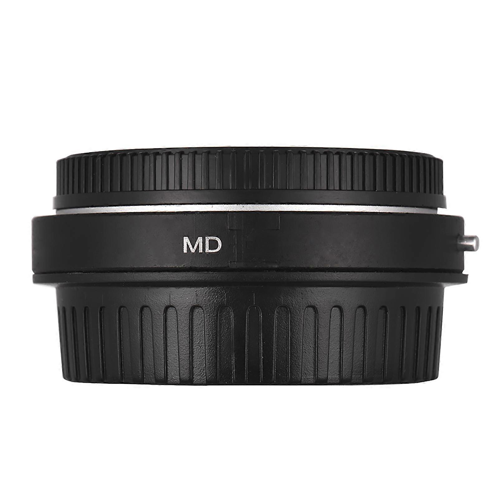 MD- Lens Mount Adapter Ring with Corrective Lens for Canon EF, Black
