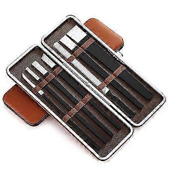 7pcs Stainless Steel Pedicure Tool Set for Dead Skin Removal & Foot Care - Professional Manicure Knives