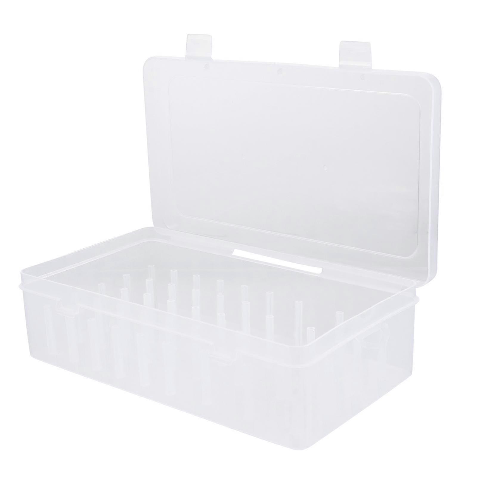2Pcs Large Capacity Sewing Thread Organizer Box for Thread Spools, 23.3x13.3cm Storage Holder