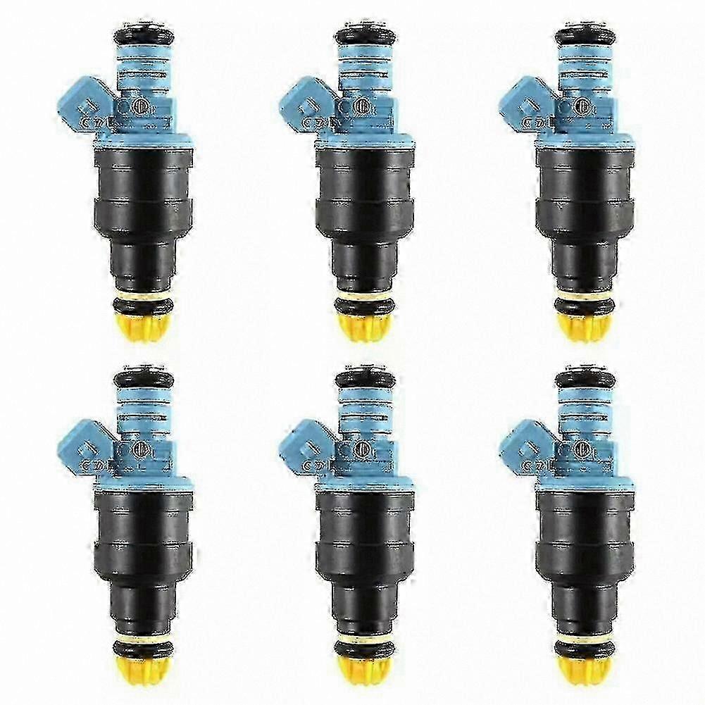 6PCS Fuel Injector for 3 5 7 8 Series, Part 0280150715 1734776 Replacement