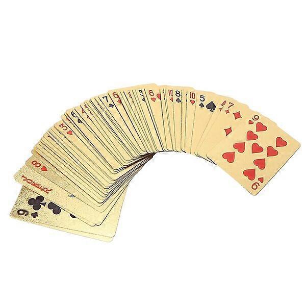 Playing cards, 1 pack, suitable size for brain training, durable and waterproof