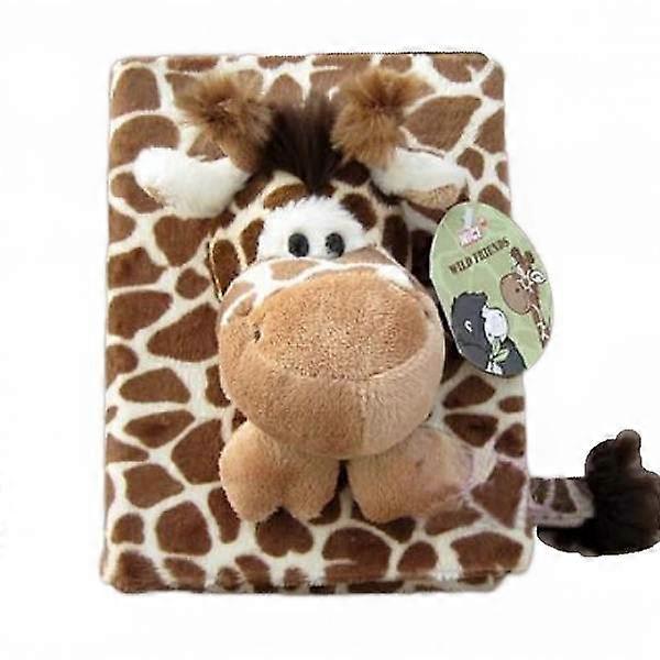 1 large-scale plush album for children with space for six-inch photos