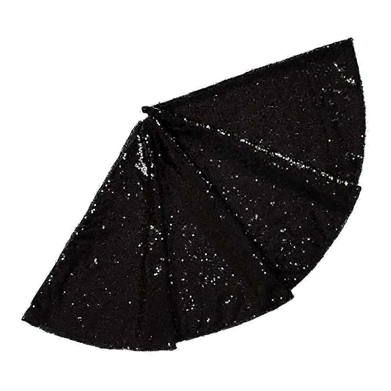 Christmas Tree Skirt Vibrant Color Elegant Shiny Sequins Xmas Tree ...