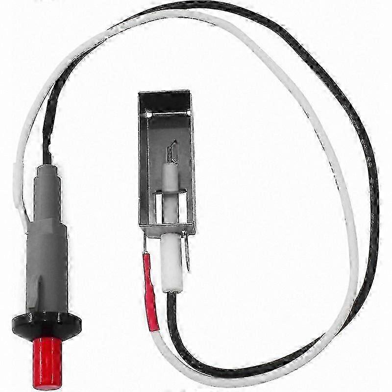 Push-Button Igniter Kit for Outdoor Gas Grills with Flame-Catching Chamber