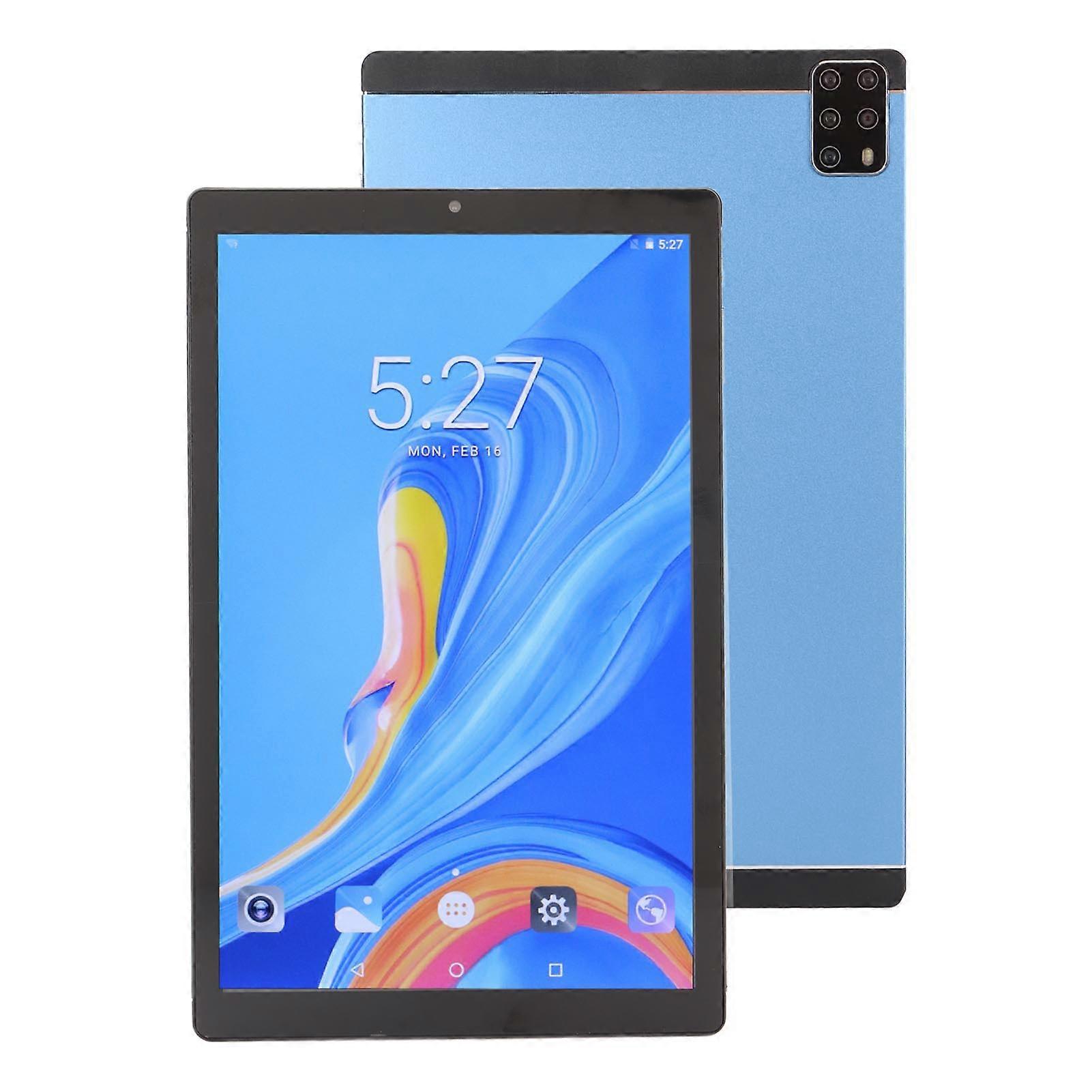 Android 12 Tablet 10.1" 6GB RAM 128GB Blue EU Plug