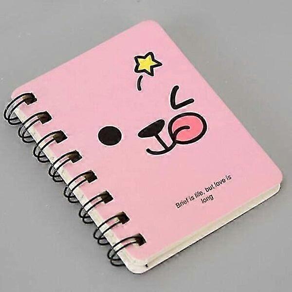 A7 notebook, 8*10.5cm, double buckle design with 360-degree rotatable pages